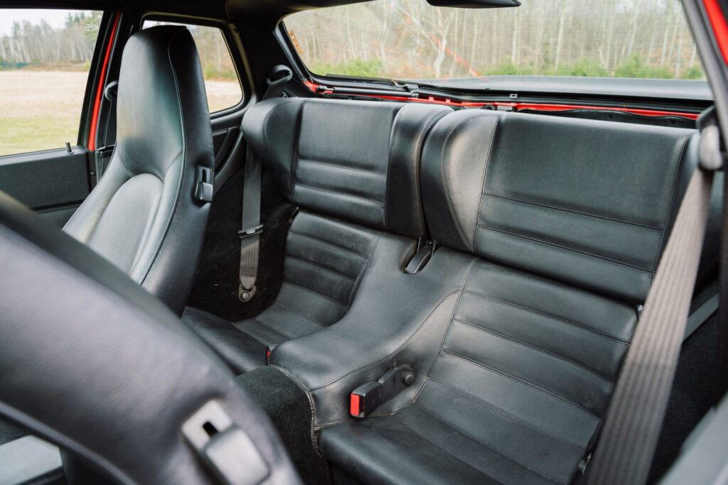 Rear seats of 1989 Porsche 944 S2 for sale in New Hampshire