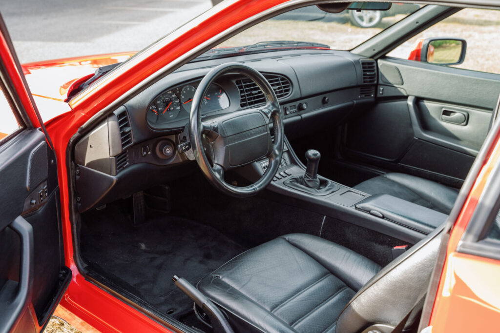 Drivers interior of 1989 Porsche 944 S2 for sale in New Hampshire