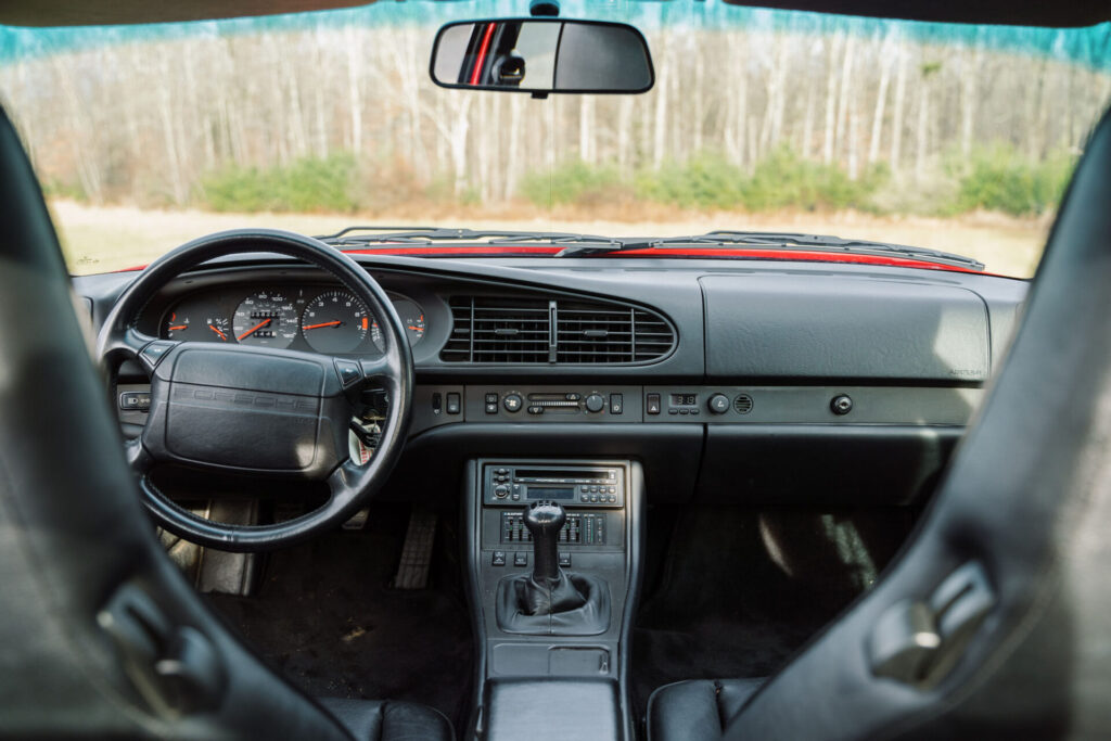 Interior front seats of 1989 Porsche 944 S2 for sale in New Hampshire