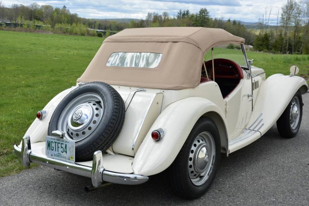 1954 MG TF for sale in Candia, NH by Seacoast Specialist Cars, Rear Quarter